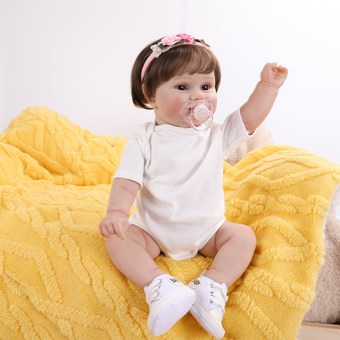 Brastoy Bebê Reborn Pintada Boneca IG542