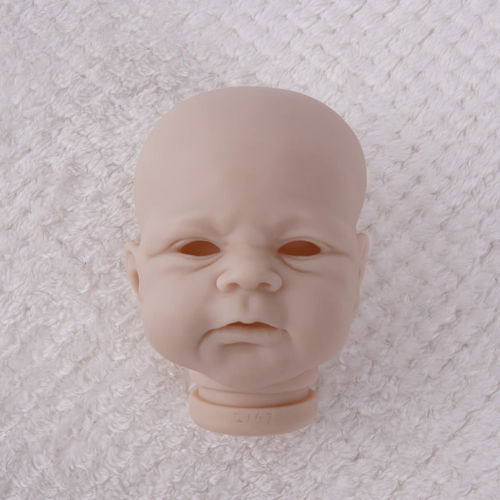 Bebê Reborn Boneca Silicone Sem Pintura Artesanal DIY Realista Criação Livre 48cm Brastoy