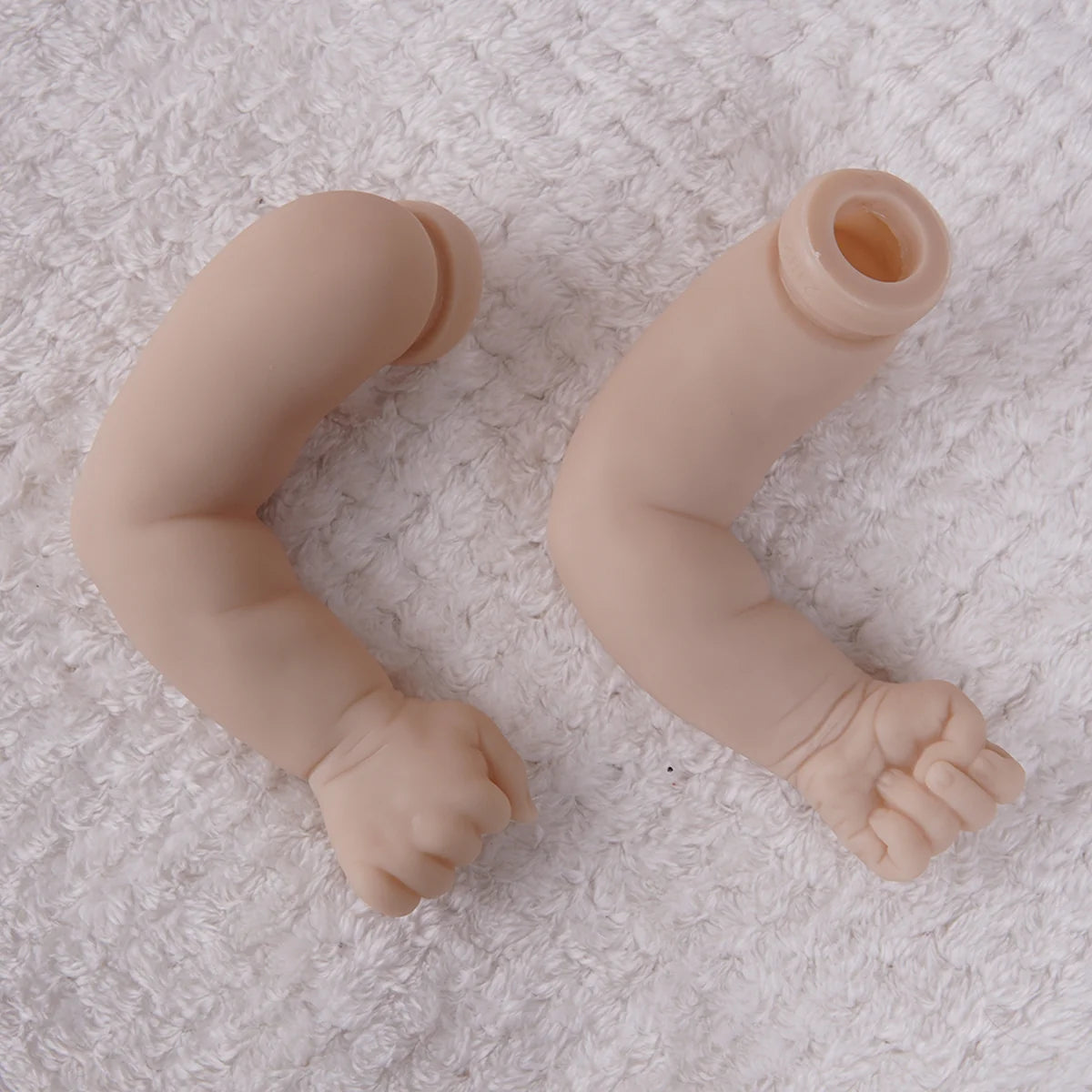 Bebê Reborn Boneca Silicone Sem Pintura Artesanal DIY Realista Criação Livre 48cm Brastoy
