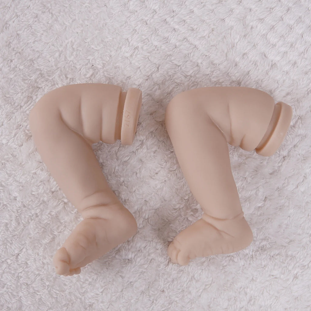 Bebê Reborn Boneca Silicone Sem Pintura Artesanal DIY Realista Criação Livre 48cm Brastoy