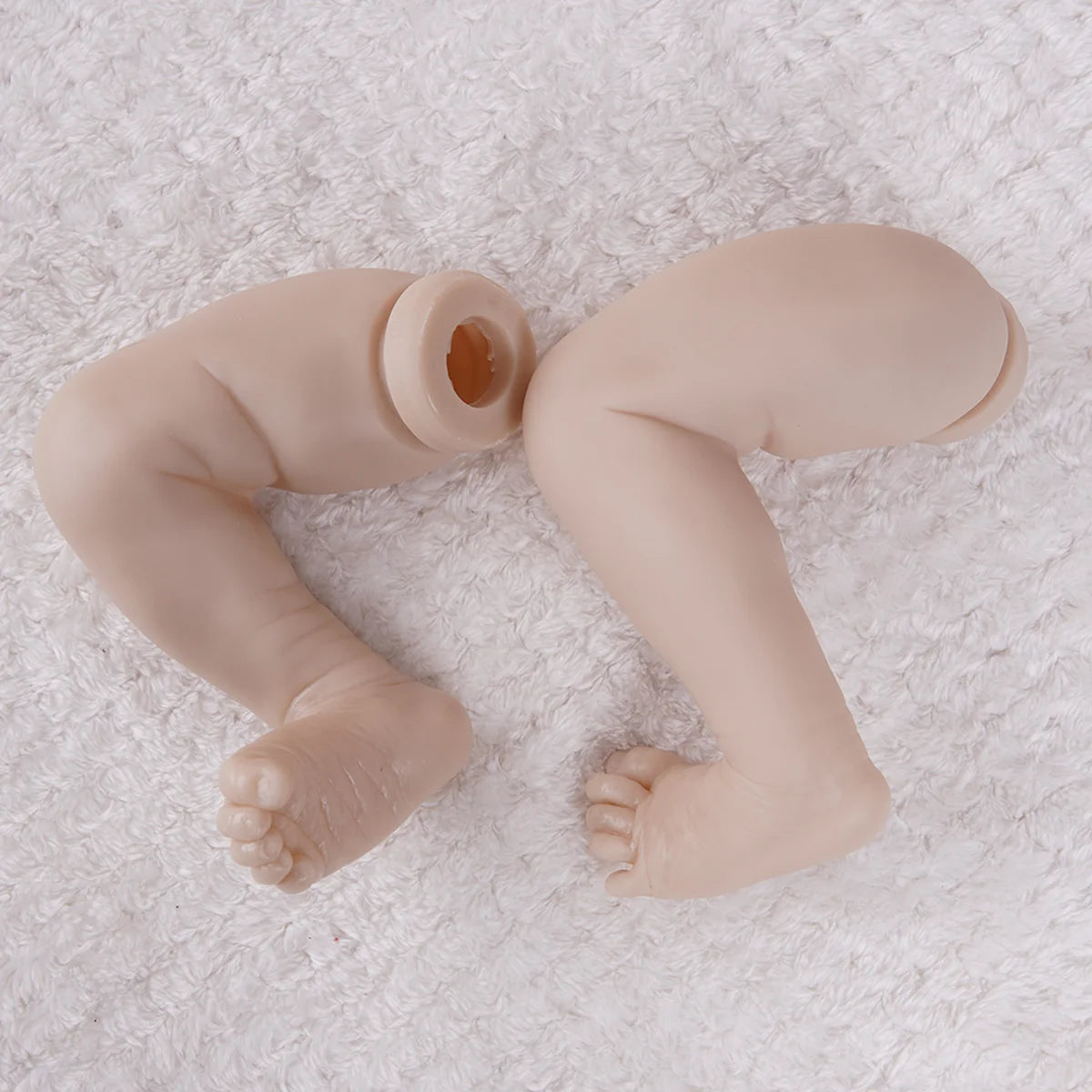 Bebê Reborn Boneca Silicone Sem Pintura Artesanal DIY Realista Criação Livre 48cm Brastoy