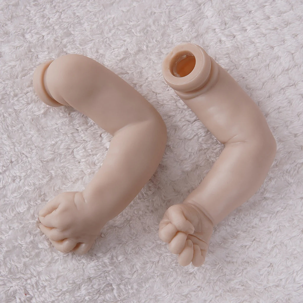 Bebê Reborn Boneca Silicone Sem Pintura Artesanal DIY Realista Criação Livre 48cm Brastoy