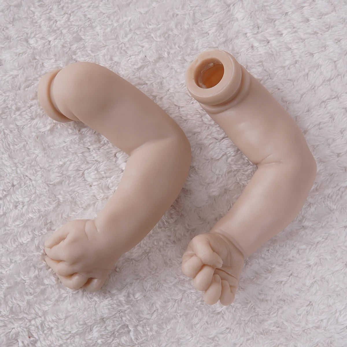 Bebê Reborn Boneca Silicone Sem Pintura Artesanal DIY Realista Criação Livre 48cm Brastoy