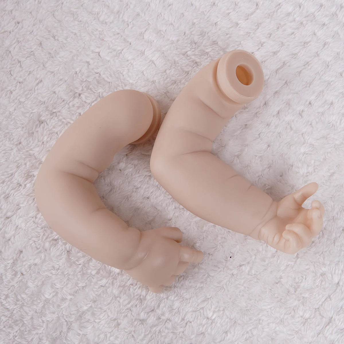 Bebê Reborn Boneca Silicone Sem Pintura Artesanal DIY Realista Criação Livre 48cm Brastoy