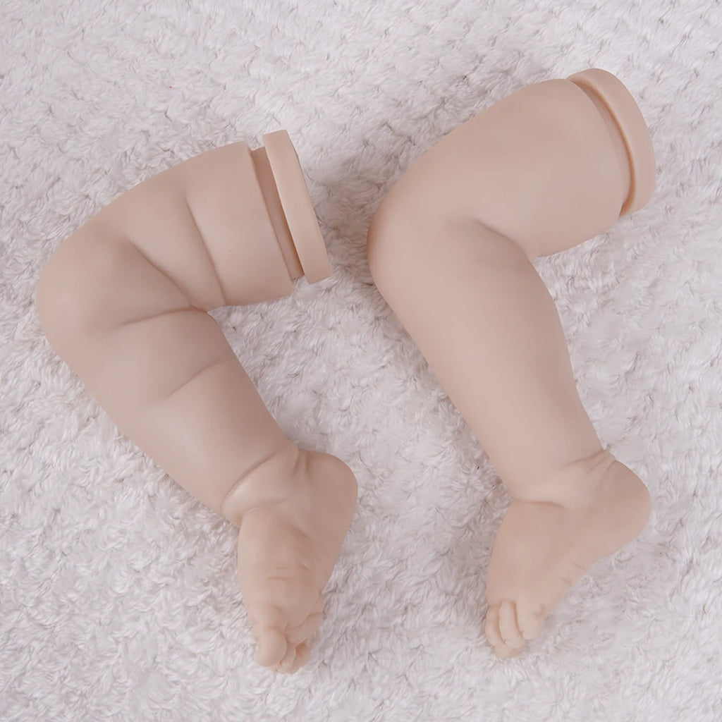 Bebê Reborn Boneca Silicone Sem Pintura Artesanal DIY Realista Criação Livre 48cm Brastoy