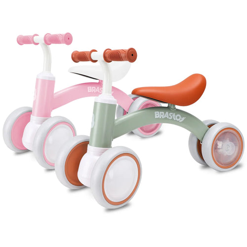 Bicicleta De Equilíbrio Infantil Andador Sem Pedal 4 Rodas Brastoy
