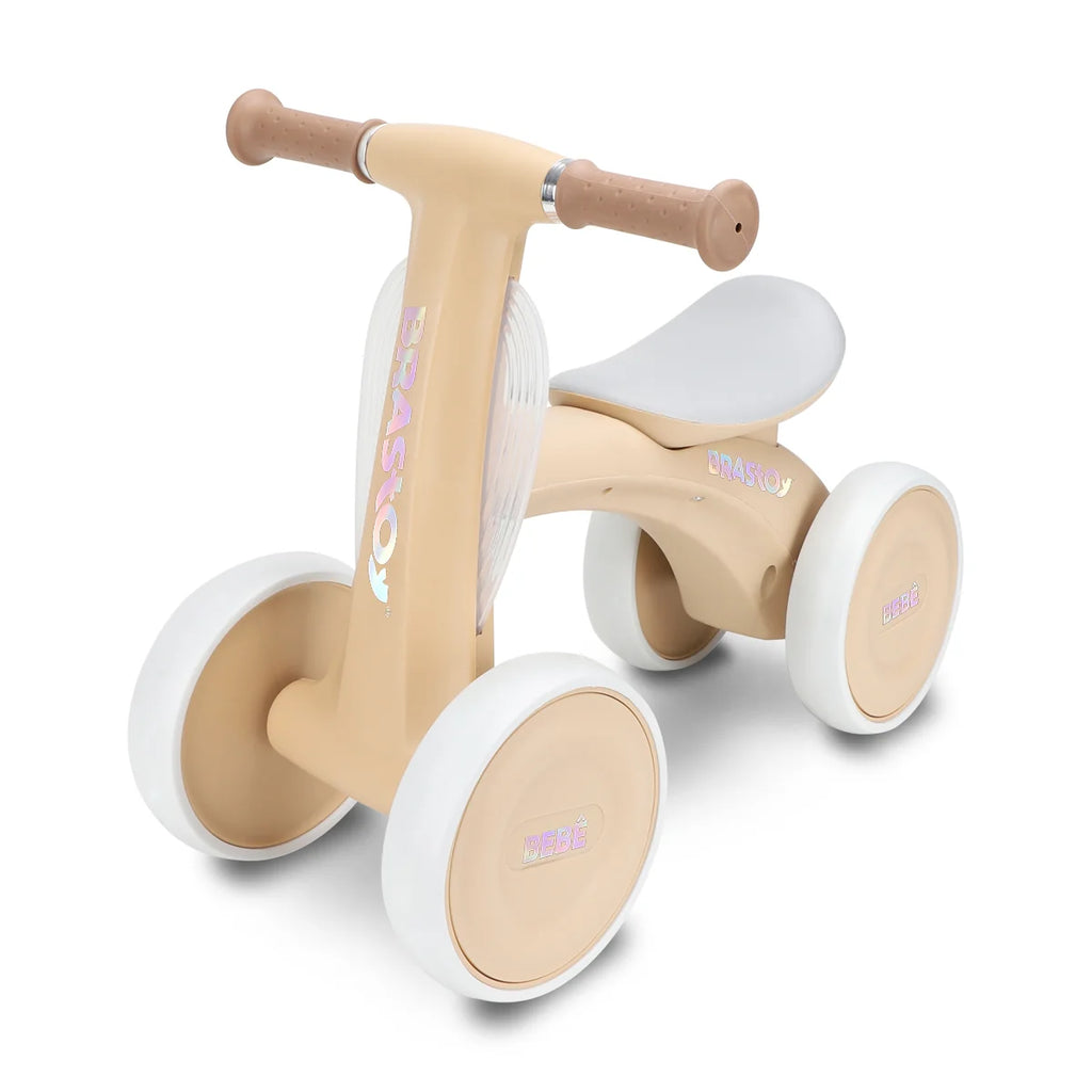 Bicicleta De Equilíbrio Infantil Andador Sem Pedal 4 Rodas Brastoy