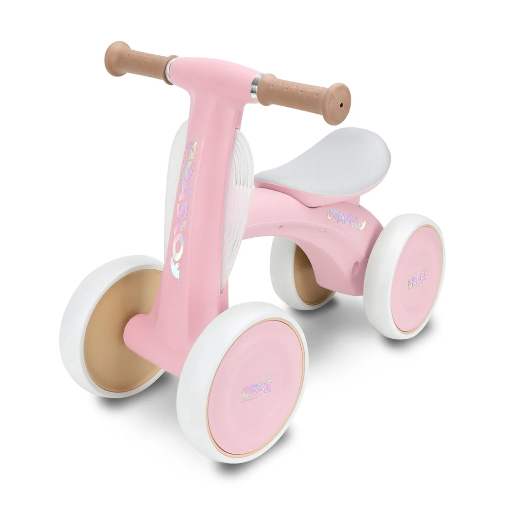 Bicicleta De Equilíbrio Infantil Andador Sem Pedal 4 Rodas Brastoy