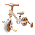 Bicicleta infantil 3 em 1 Bicicleta Triciclo e Bicicleta Sem Pedais com Efeitos Sonoros e Luminosos