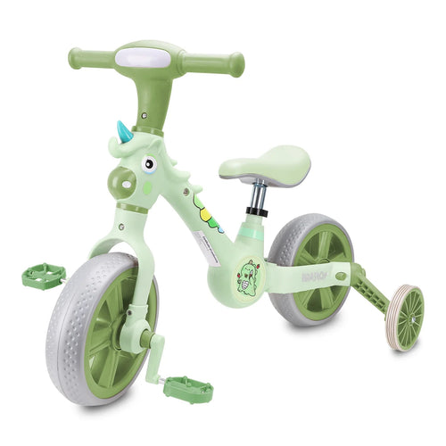 Bicicleta infantil 3 em 1 Bicicleta Triciclo e Bicicleta Sem Pedais com Efeitos Sonoros e Luminosos