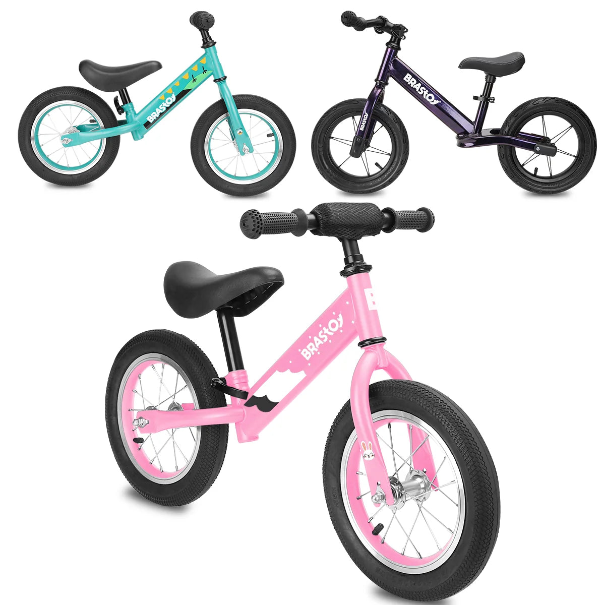 Bicicleta Equilíbrio Infantil Andador Sem Pedal Criança balance Bike 2 a 5 anos Brastoy