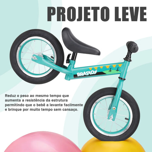 Bicicleta Equilíbrio Infantil Andador Sem Pedal Criança balance Bike 2 a 5 anos Brastoy