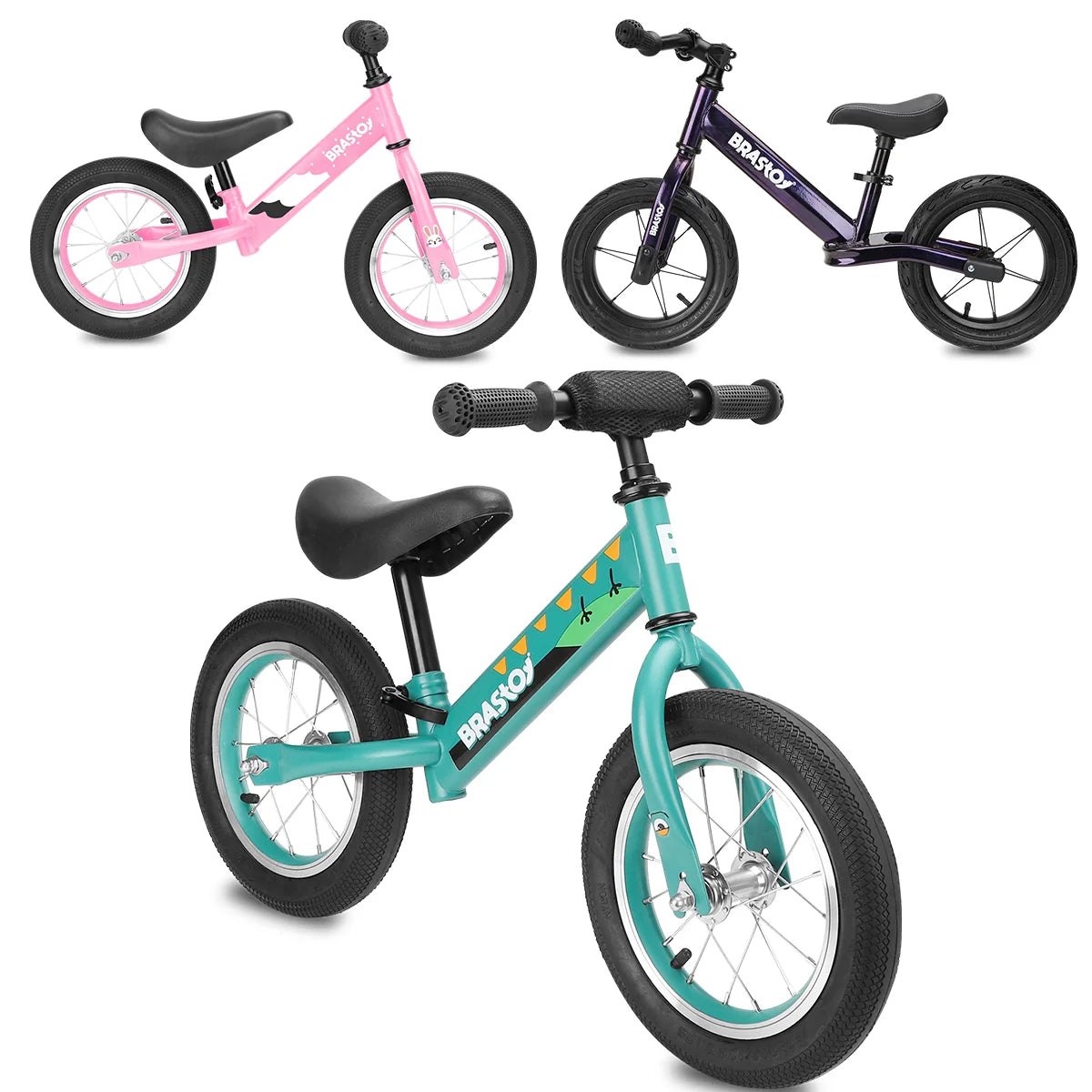 Bicicleta Equilíbrio Infantil Andador Sem Pedal Criança balance Bike 2 a 5 anos Brastoy