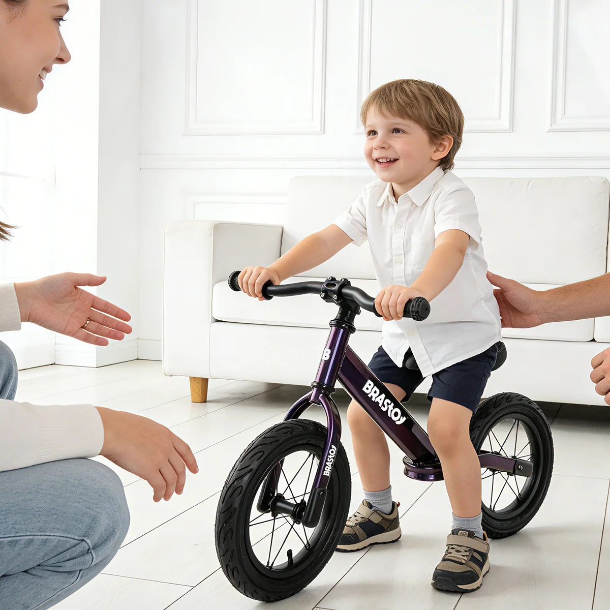 Bicicleta Equilíbrio Infantil Andador Sem Pedal Criança balance Bike 2 a 5 anos Brastoy