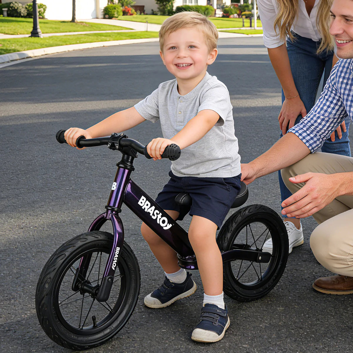 Bicicleta Equilíbrio Infantil Andador Sem Pedal Criança balance Bike 2 a 5 anos Brastoy