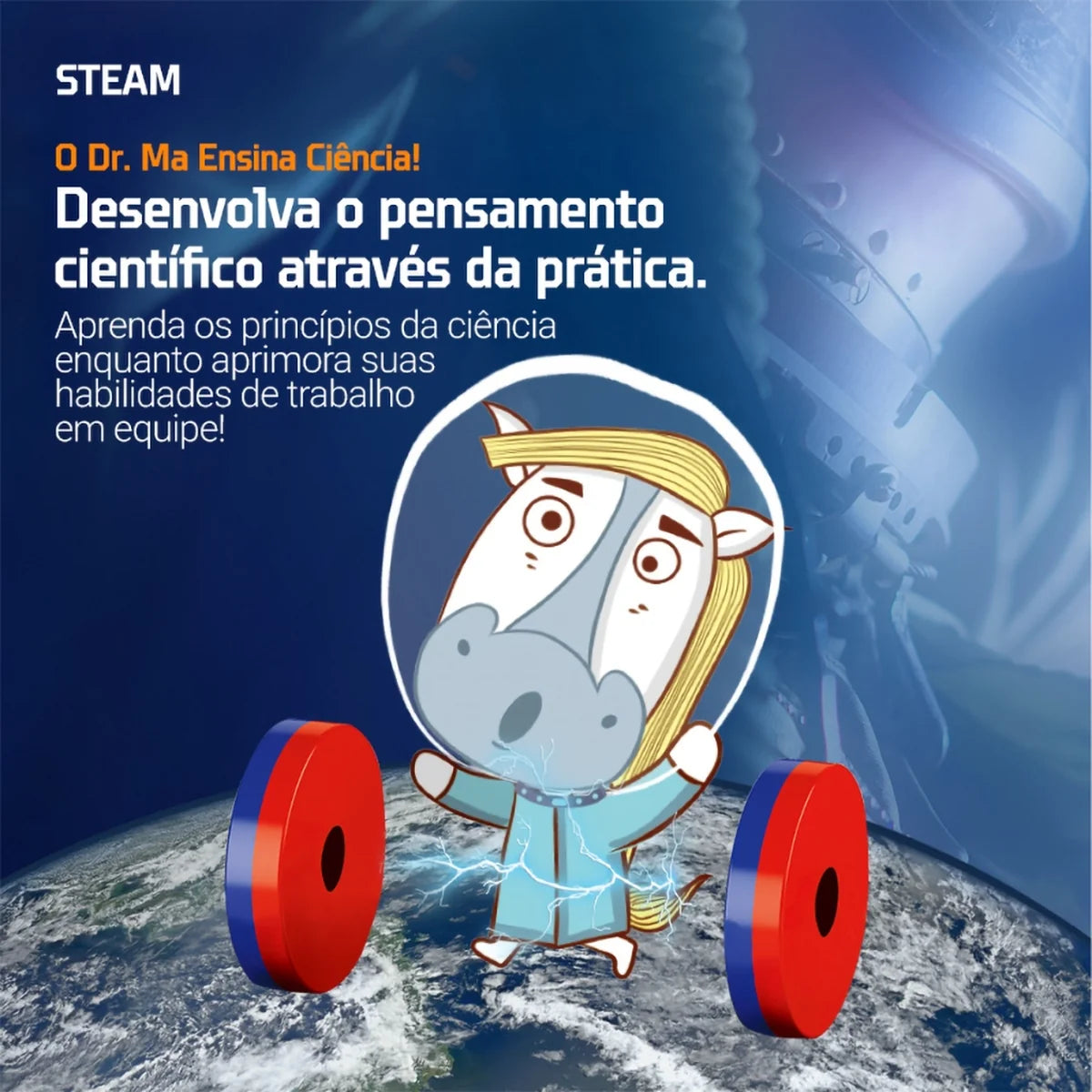 Brinquedo Educativo para crianças STEM Ímã de Montar 12 em 1 Experimento de Educação Científica Infantil Ciência