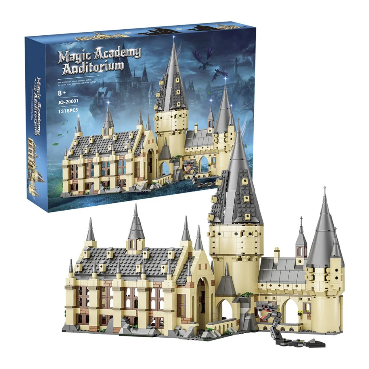 Bloco de Montar Magic Grand Hall 1813 peças Decoração Brinquedo Educativo Infantil Adolescente Adulto Conjunto de Construção