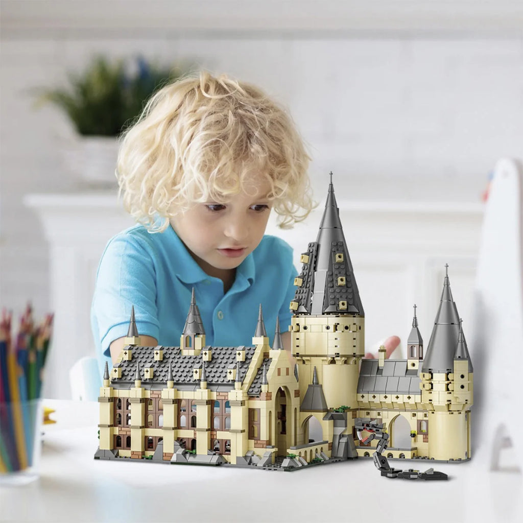 Bloco de Montar Magic Grand Hall 1813 peças Decoração Brinquedo Educativo Infantil Adolescente Adulto Conjunto de Construção