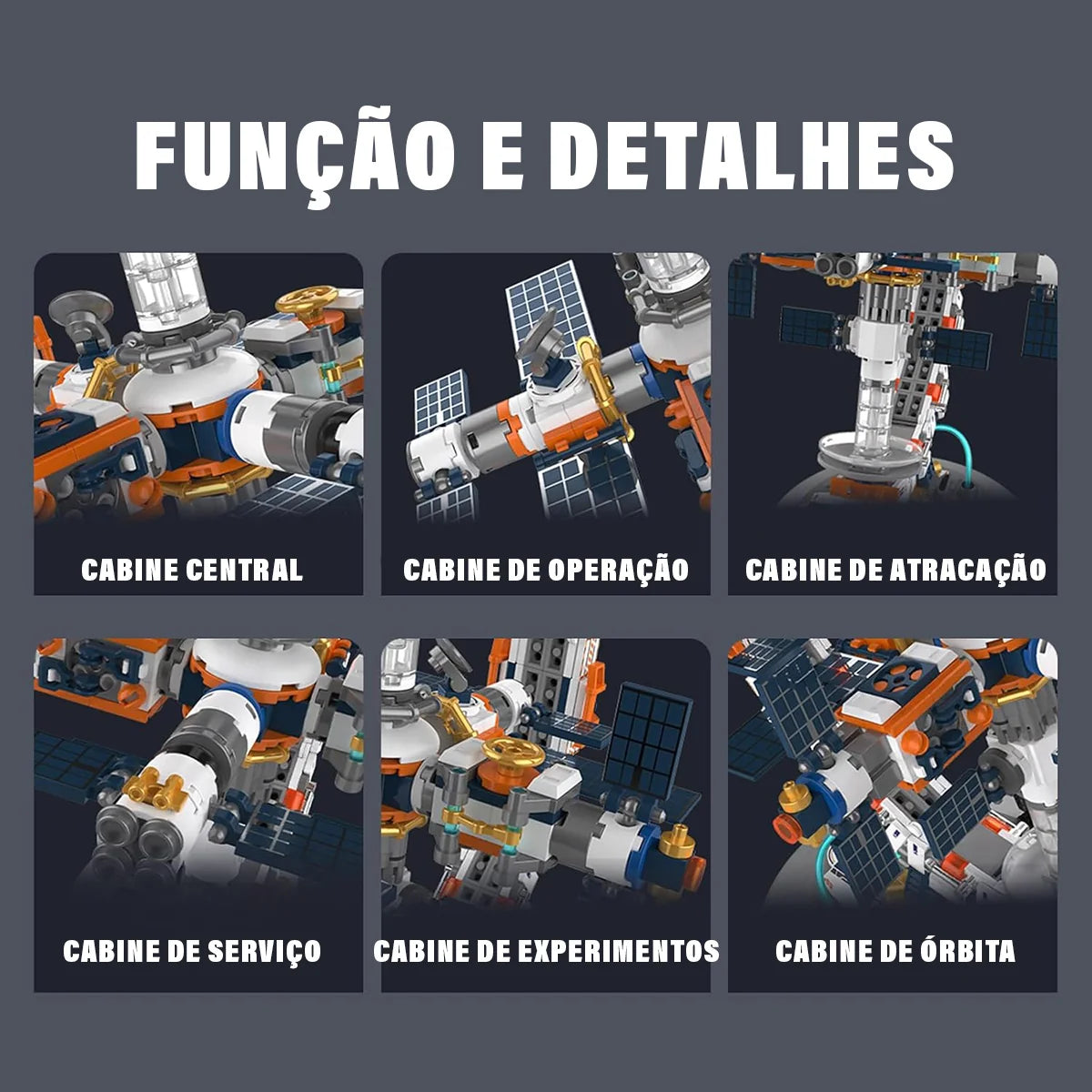 Bloco de Montar Globo Terrestre Mapa Múndi Futurista Puzzle 770 Peças de Encaixar Decoração Colecionador Brinquedo Infantil Adulto