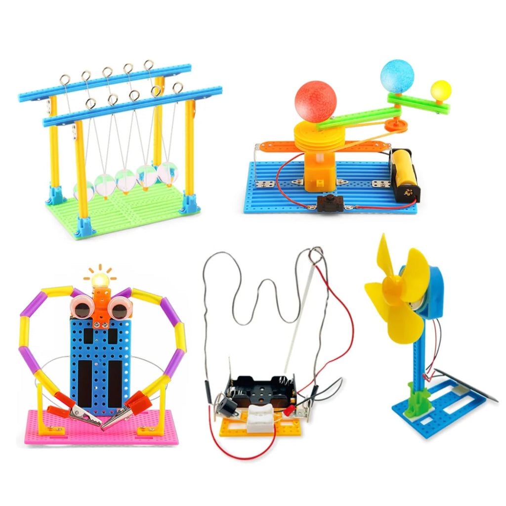 Blocos de Montar Construção Stem Brinquedo Educativo 5 Em 1 Brastoy