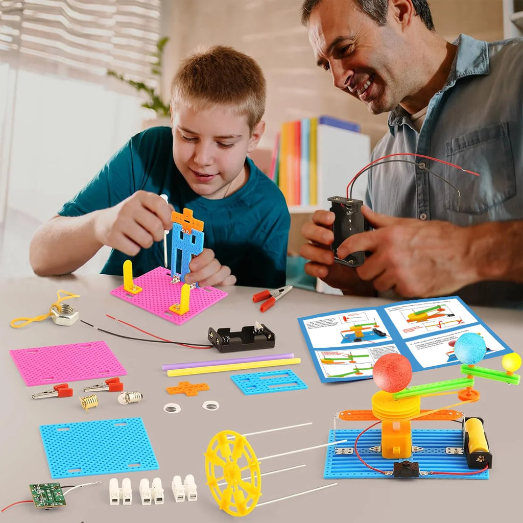 Blocos de Montar Construção Stem Brinquedo Educativo 5 Em 1 Brastoy