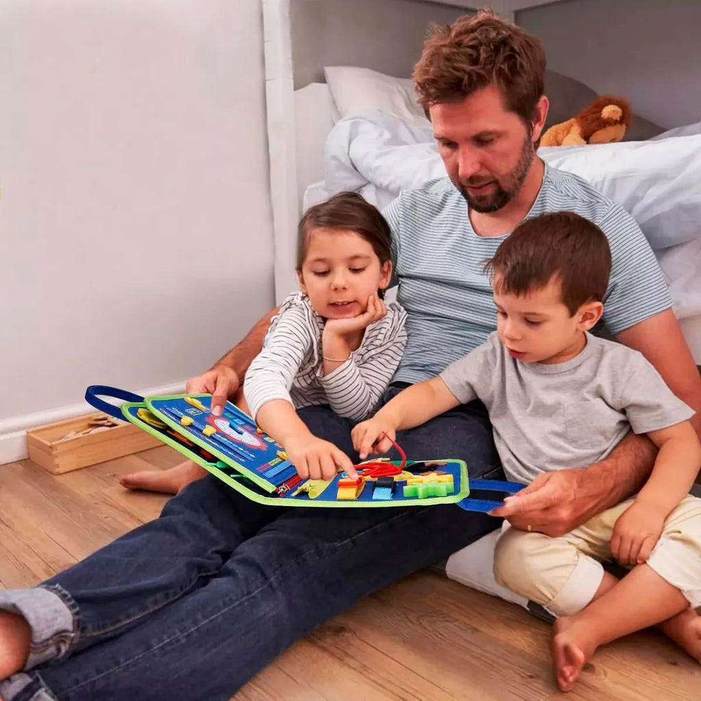 Maleta Educativa Brinquedo Atividades Aprendizados Pedagógica e Diversão para Bebês Crianças Montessori Sensorial