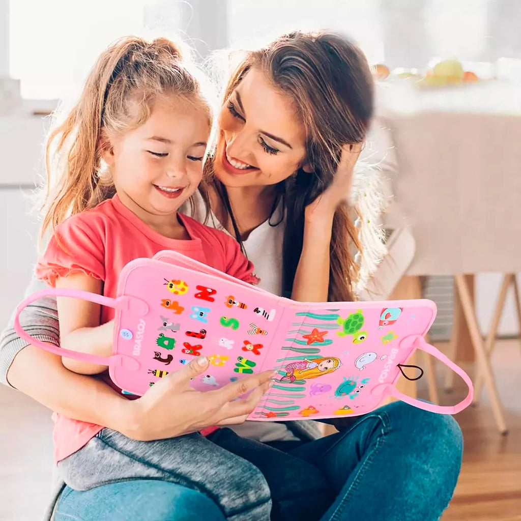 Maleta Educativa Brinquedo Atividades Aprendizados Pedagógica e Diversão para Bebês Crianças Montessori Sensorial