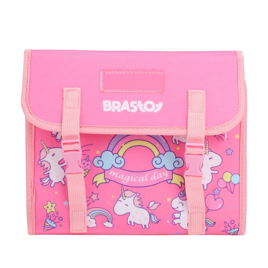 Brinquedo Educativo Infantil Brastoy Maleta de Atividades Aprendizados Pedagógica Montessori Sensorial Diversão para Bebês Crianças