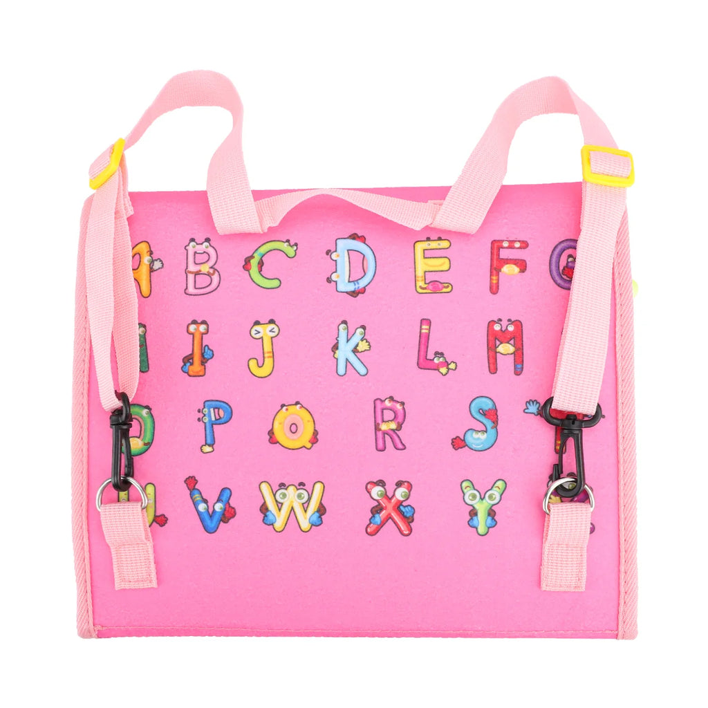 Brinquedo Educativo Infantil Brastoy Maleta de Atividades Aprendizados Pedagógica Montessori Sensorial Diversão para Bebês Crianças