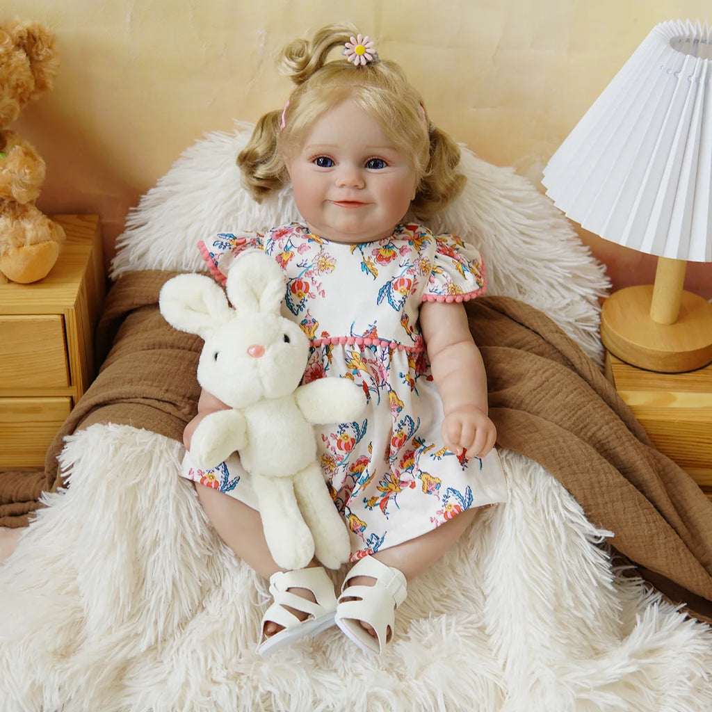 Boneca Bebê Reborn Silicone Realista 48cm Original Kit Acessórios Conjunto Roupa Mamadeira Chupeta Pelúcia Fralda Certidão