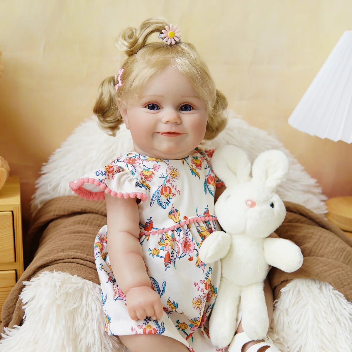 Boneca Bebê Reborn Silicone Realista 48cm Original Kit Acessórios Conjunto Roupa Mamadeira Chupeta Pelúcia Fralda Certidão