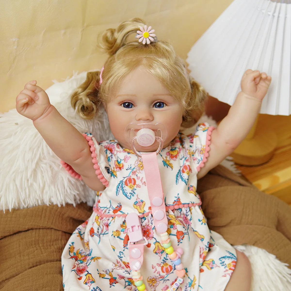 Boneca Bebê Reborn Silicone Realista 48cm Original Kit Acessórios Conjunto Roupa Mamadeira Chupeta Pelúcia Fralda Certidão