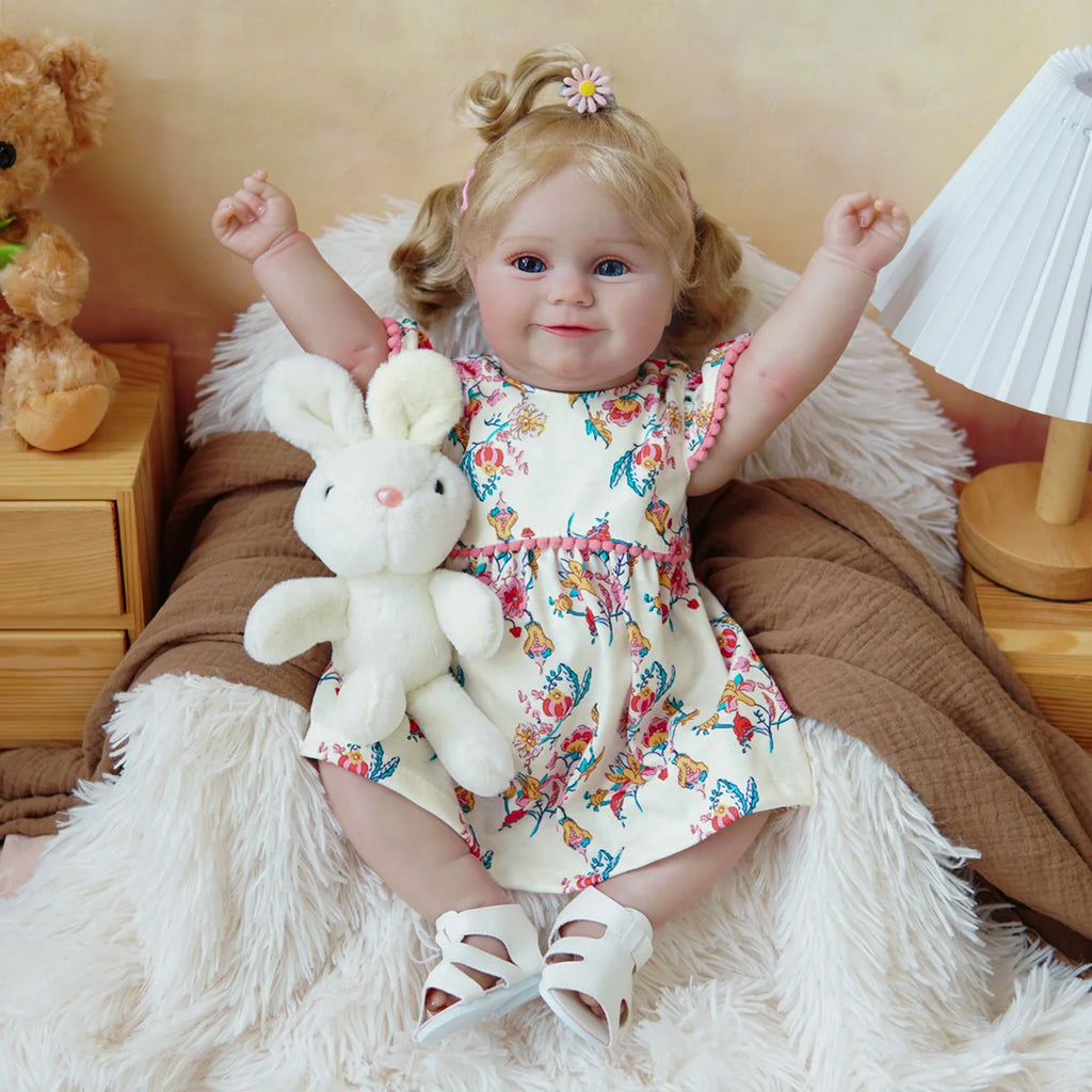 Boneca Bebê Reborn Silicone Realista 48cm Original Kit Acessórios Conjunto Roupa Mamadeira Chupeta Pelúcia Fralda Certidão