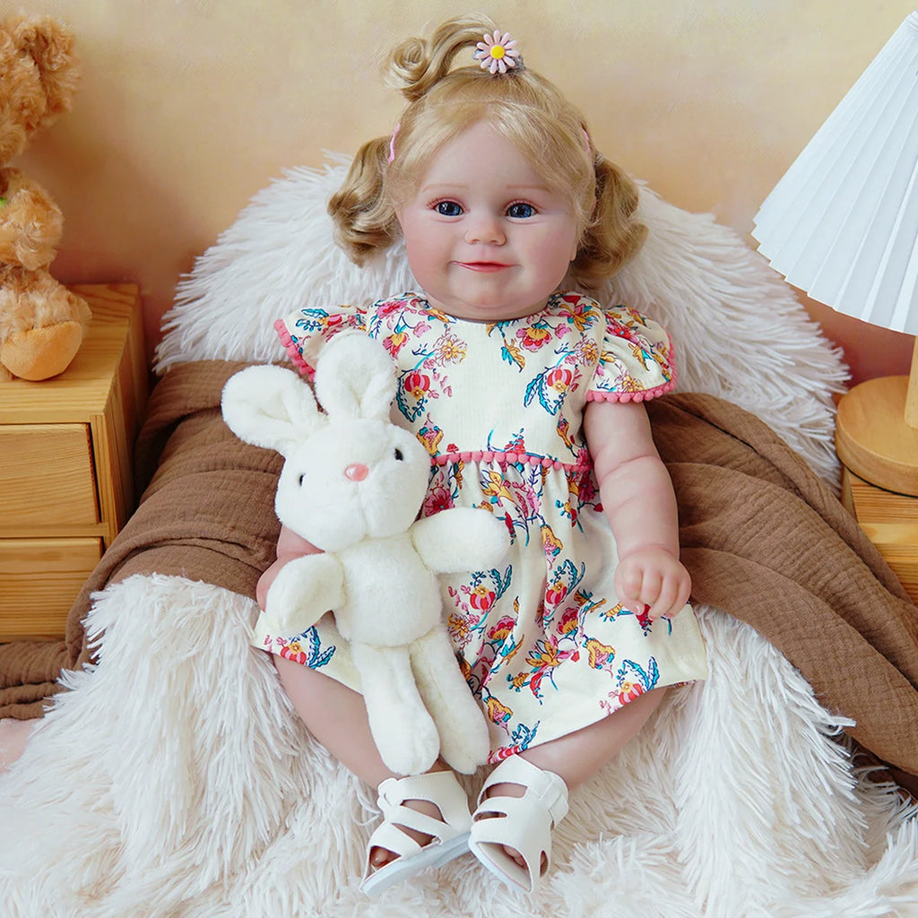 Boneca Bebê Reborn Silicone Realista 48cm Original Kit Acessórios Conjunto Roupa Mamadeira Chupeta Pelúcia Fralda Certidão