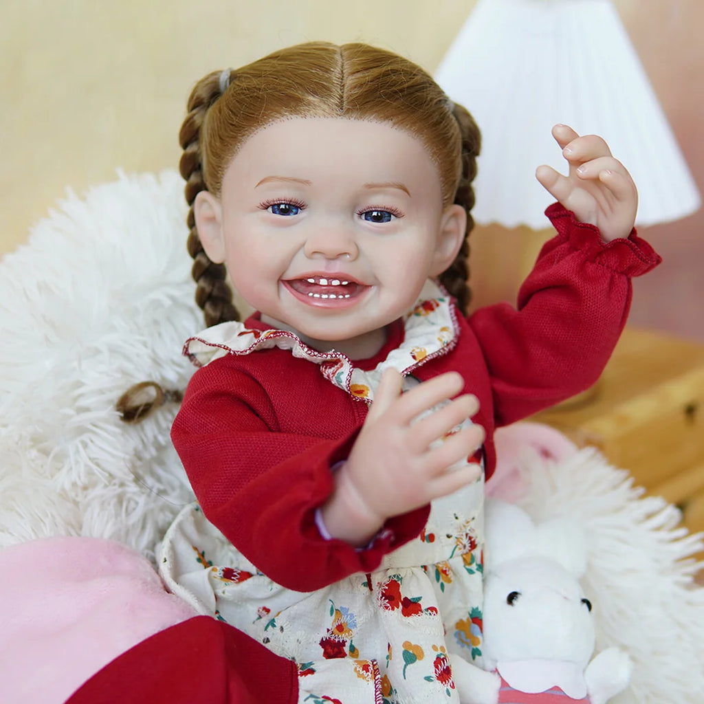 Boneca Bebê Reborn Realista 55cm Original Kit Acessórios Conjunto Roupa Mamadeira Chupeta Pelúcia Fralda Certidão