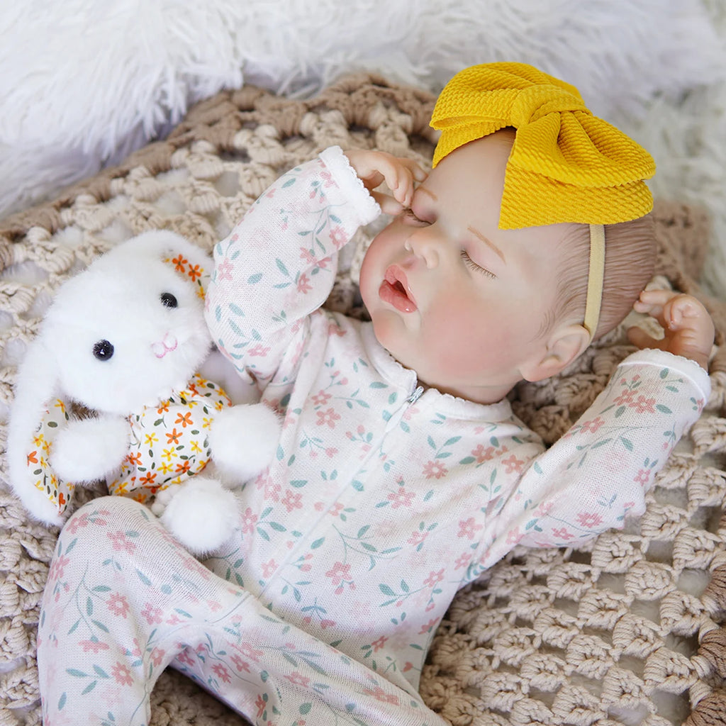 Boneca Bebê Reborn Brastoy Silicone Realista 48cm Kit Acessórios Conjunto Roupa Mamadeira Chupeta Pelúcia Fralda Certidão