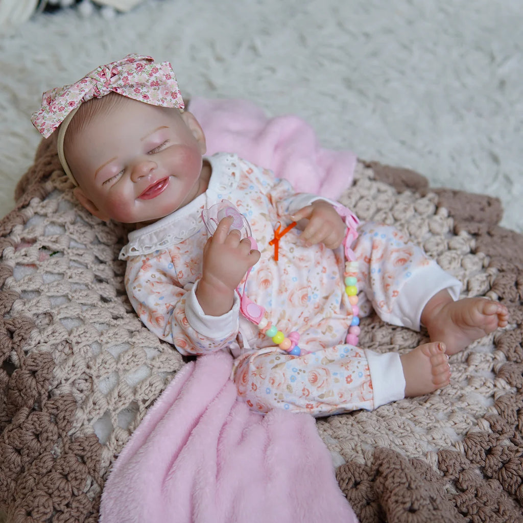 Boneca Bebê Reborn Brastoy Silicone Realista 55cm Kit Acessórios Conjunto Roupa Mamadeira Chupeta Pelúcia Fralda Certidão