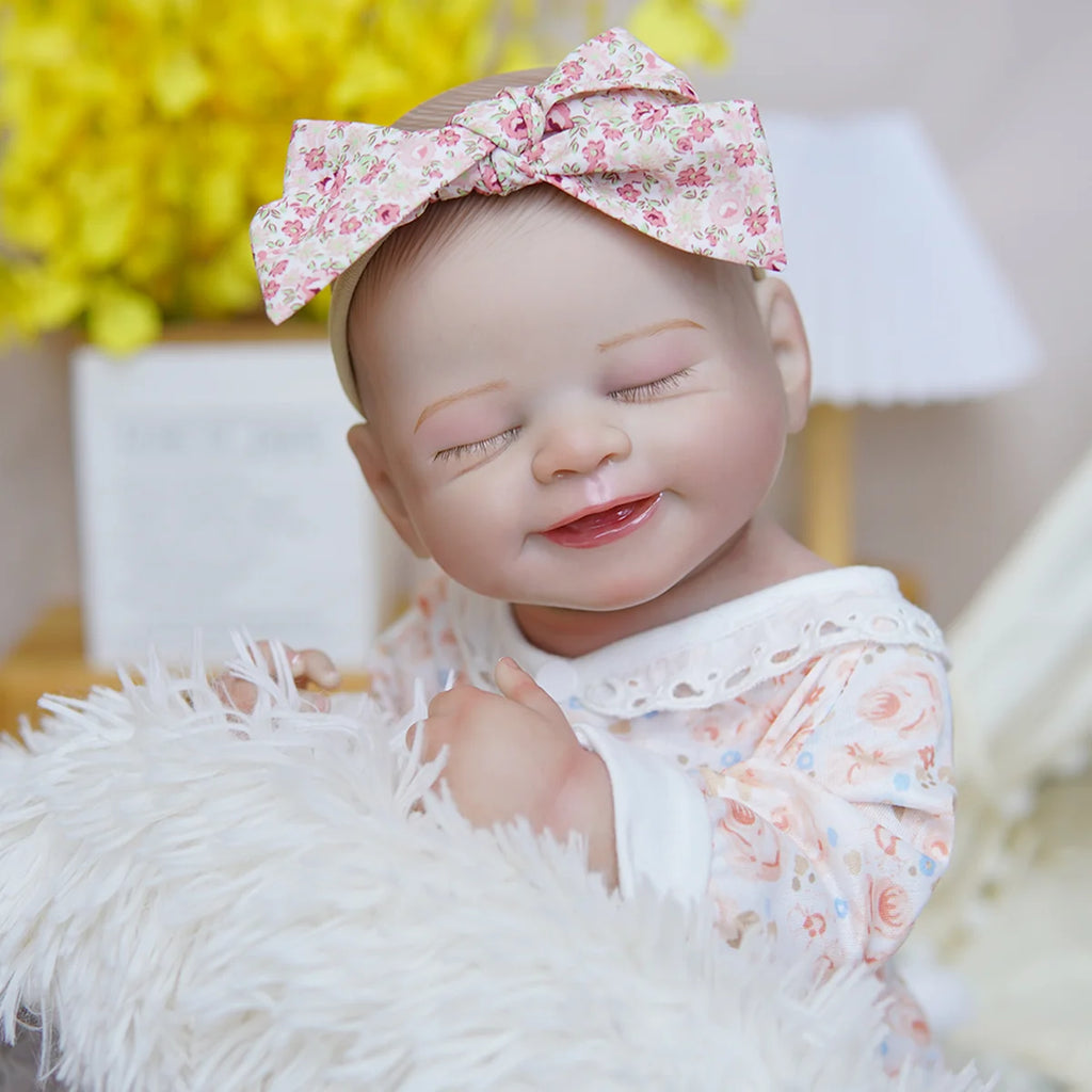 Boneca Bebê Reborn Brastoy Silicone Realista 55cm Kit Acessórios Conjunto Roupa Mamadeira Chupeta Pelúcia Fralda Certidão