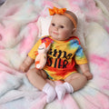 Boneca Bebê Reborn Realista Brastoy Original 48 cm Silicone Kit Conjunto de Roupa Mamadeira Certidão Fralda e Pelúcia