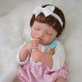 Boneca Bebê Reborn Realista Brastoy Original 48 cm Silicone Kit Conjunto de Roupa Mamadeira Chupeta Certidão Fralda e Pelúcia