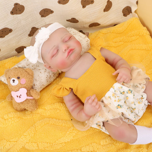 Bebê Reborn Boneca Corpo de silicone Pode Dar Banho 48cm Conjunto de Roupa Chupeta Mamadeira Fralda Certidão e Pelúcia Brastoy