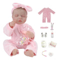 Boneca Bebê Reborn Silicone Realista 48cm Original Kit Acessórios Conjunto Roupa Mamadeira Chupeta Pelúcia Fralda