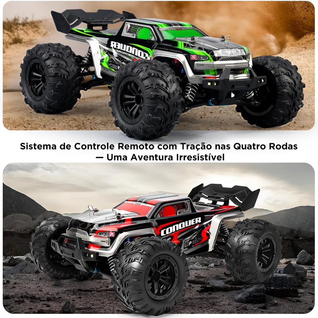 Buggy De Controle Remoto Brinquedo Carrinho de Alta Velocidade 50km 4x4 Veiculo Carro Dirigibilidade Perfeita