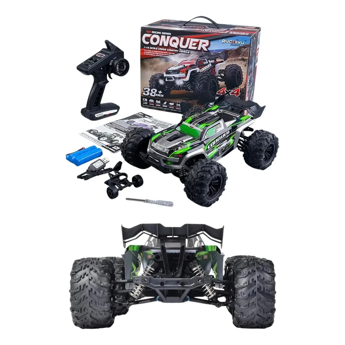 Buggy De Controle Remoto Brinquedo Carrinho de Alta Velocidade 50km 4x4 Veiculo Carro Dirigibilidade Perfeita