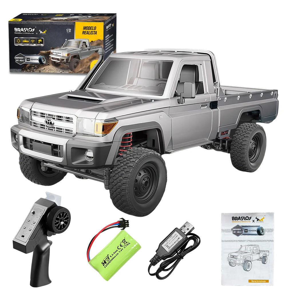Carrinho Controle Remoto Carro Picape Monster Car Off Road Brastoy