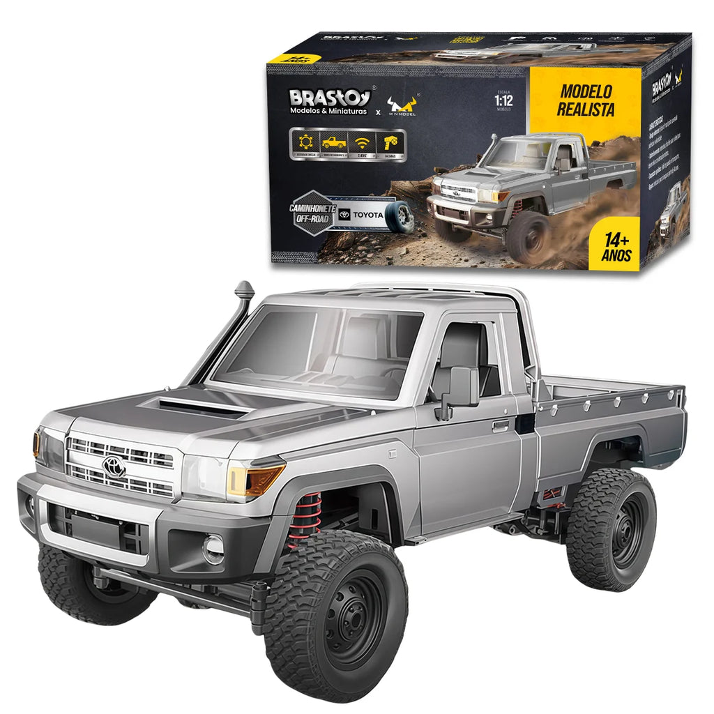Carrinho Controle Remoto Carro Picape Monster Car Off Road Brastoy