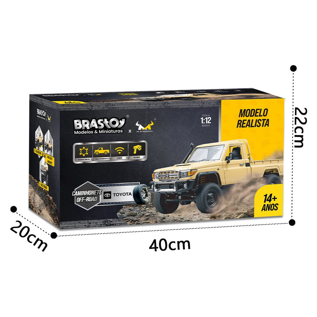 Carrinho Controle Remoto Carro Picape Monster Car Off Road Brastoy