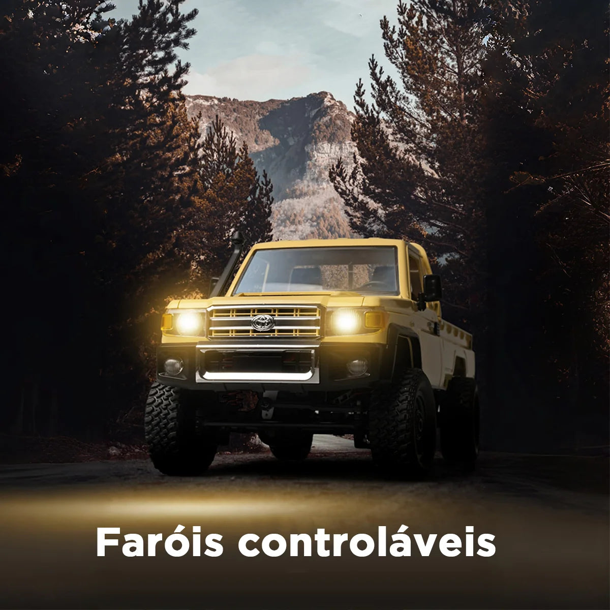 Carrinho Controle Remoto Carro Picape Monster Car Off Road Brastoy