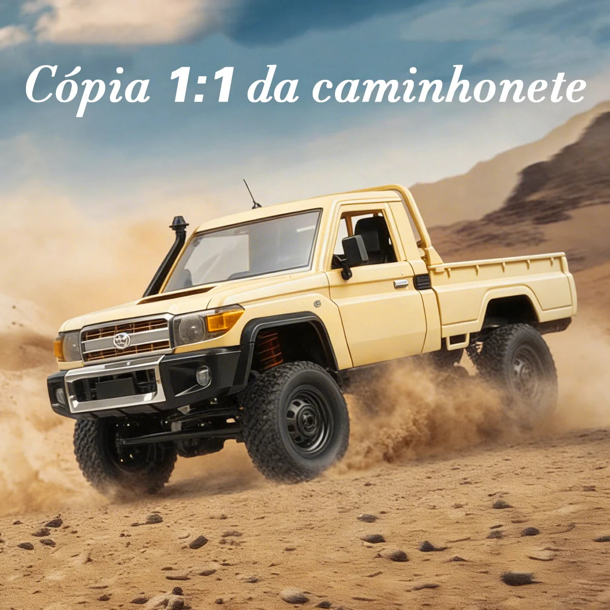 Carrinho Controle Remoto Carro Picape Monster Car Off Road Brastoy