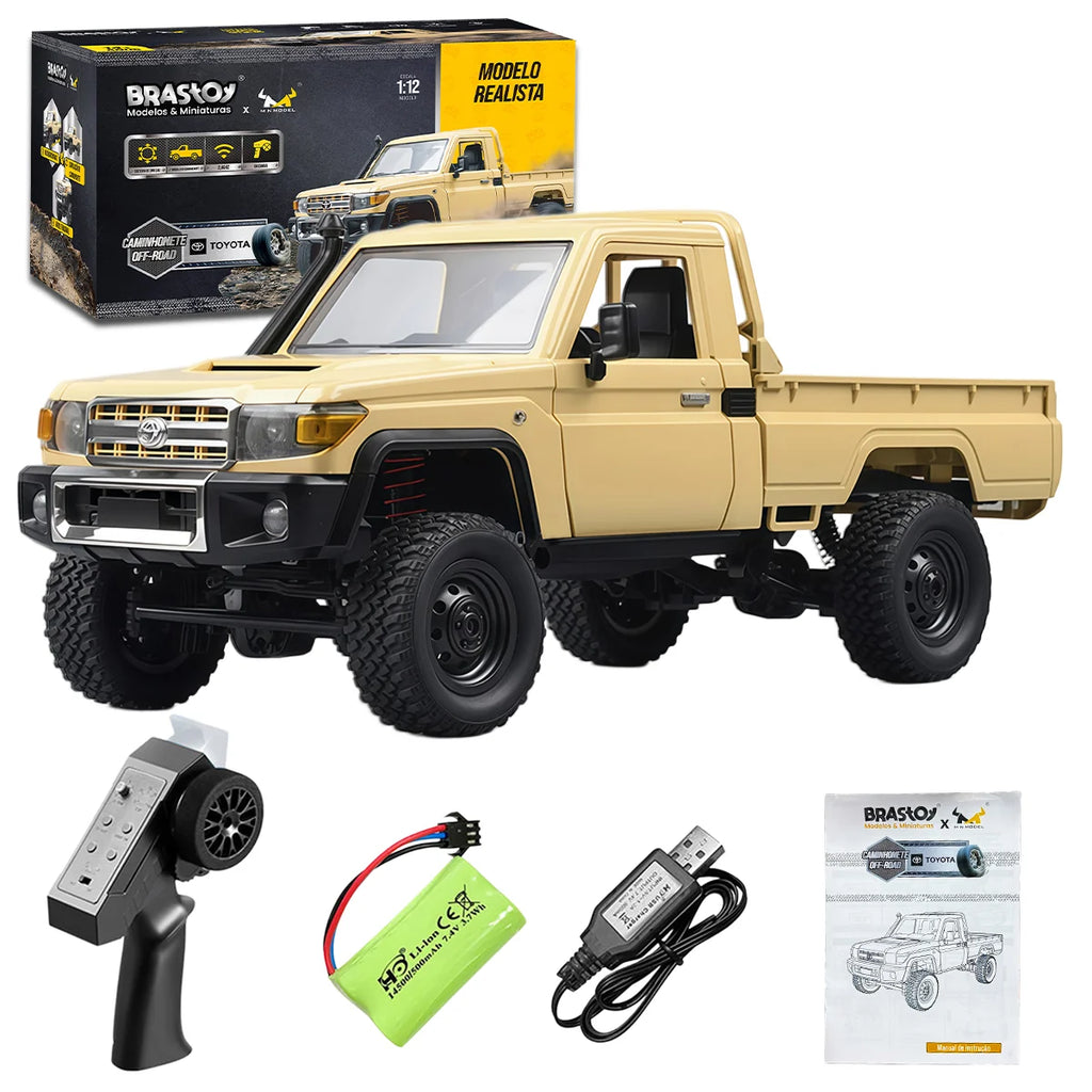 Carrinho Controle Remoto Carro Picape Monster Car Off Road Brastoy